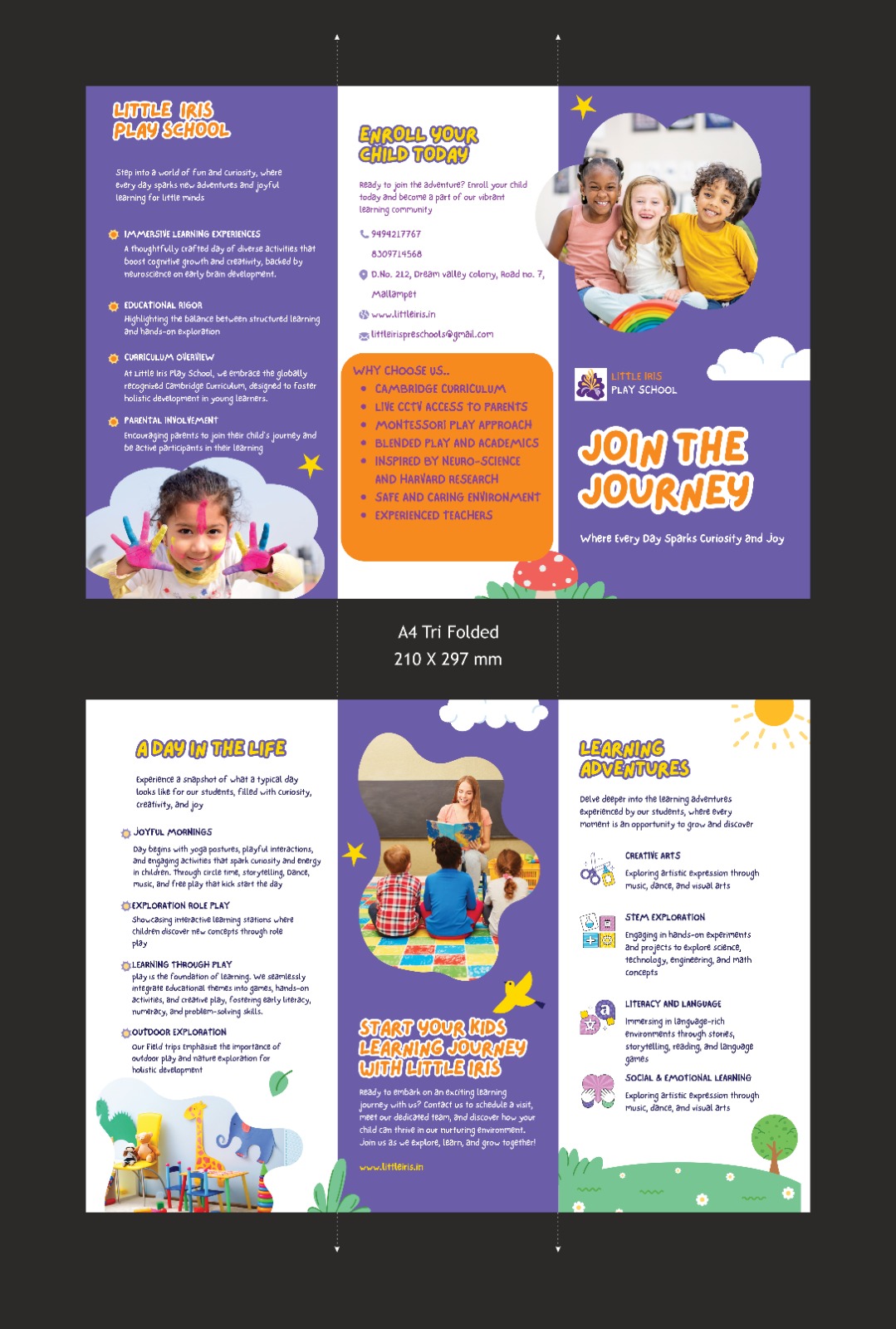 Children painting together